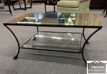 10043-2-Metal Coffee Table Mirror Top