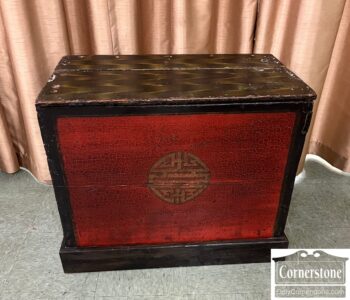10053-4-Antique Paint Decorated Chinese Chest
