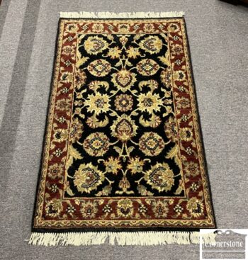 10059-3-Hand Knotted Wool Indo Rug