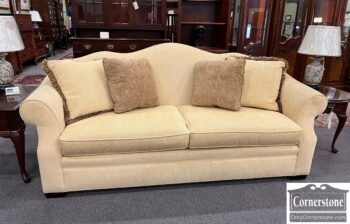 10096-1-Sherrill Pale Yellow Sofa