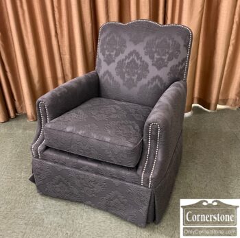10167-2-A Rudin Gray Uph Chair