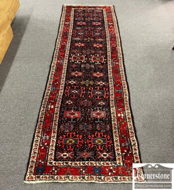 10291-4-Wool Hand Knotted Runner