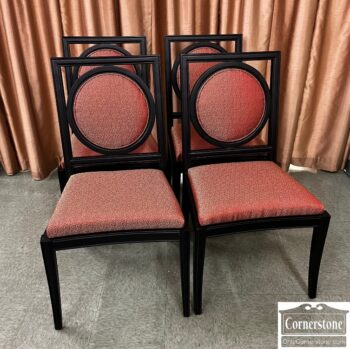 10331-4-Set of 4 EA Black Frame Side Chairs