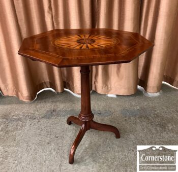 10525-4-Tilt Top Marquetry Table