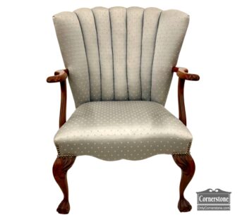 10731-26-Channelback Chair Exposed Wood