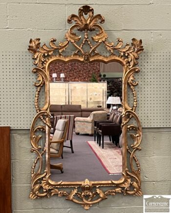 11654-12-Lg Ornate Gold Frame Mirror