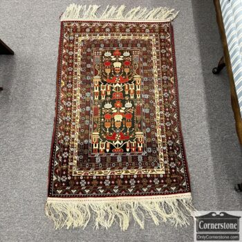 12029-28-Wool Hand Knotted Rug