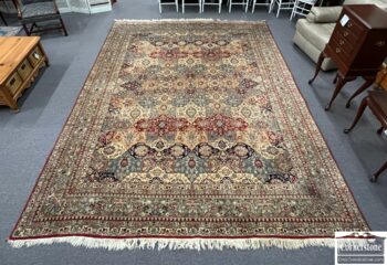 12407-1-Wool Hand Knotted Room Size Rug