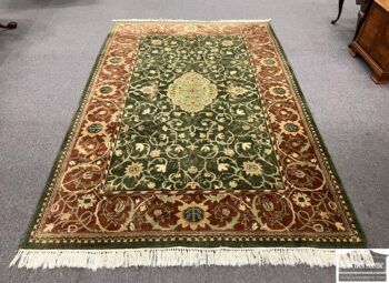 12490-7-Wool Hand Knotted Area Rug