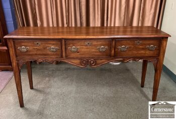 12627-3-Mount Airy 3 Drawer Credenza