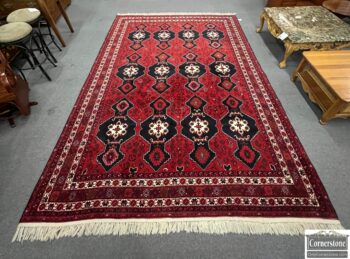 12635-22-Wool Hand Knotted Room Size Rug