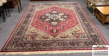 12635-23-Wool Hand Knotted Rug