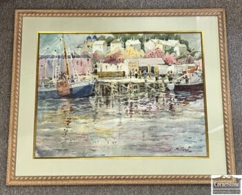 12635-25-2-DLM Watercolor Boats Harbor