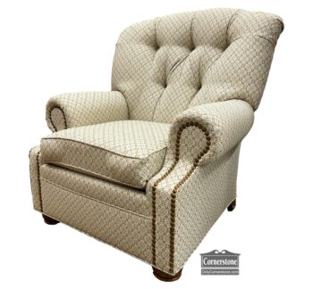 12653-4-Club Chair with Rolled Arms