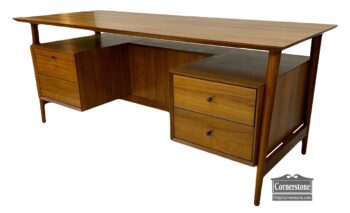 12663-24-Williams Sonoma Walnut Desk