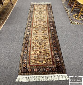12929-20-Wool Hand Knotted Runner