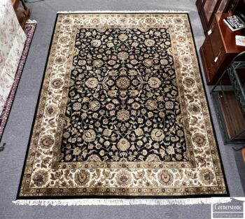 12939-3-Wool Hand Knotted Indo Room Size Rug