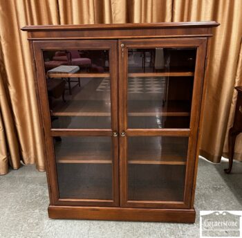 12940-1-Office Cabinet w Glass Doors