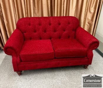 13141-1-Loveseat w Rolled Arms