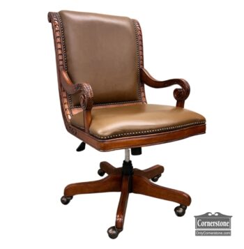 13333-29-Leather Executive Desk Chair