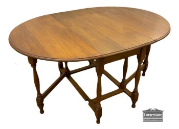 13517-3-Oval Drop Leaf Dining Table