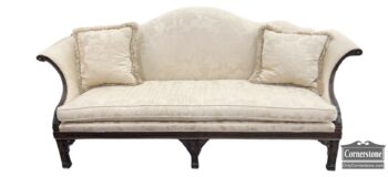 13570-4-Hickory Chair Camelback Sofa