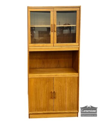 13588-3-Made in Denmark Teak Wall Cabinet