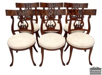 13661-2-6 Dining Chairs Lyre Design