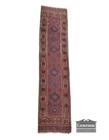 13714-1-Wool Hand Knotted Runner