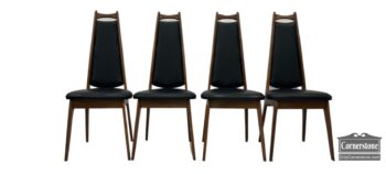 13753-1-Set of 4 MCM Pearsall Style Chair