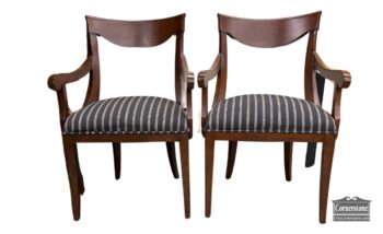 13816-2-Pair Biedermeir Style Arm Chair