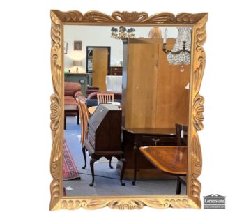 14219-1-Vintage Mirror Ornate Gold Frame