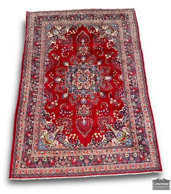 14276-3-Wool Hand Knotted Room Size Rug