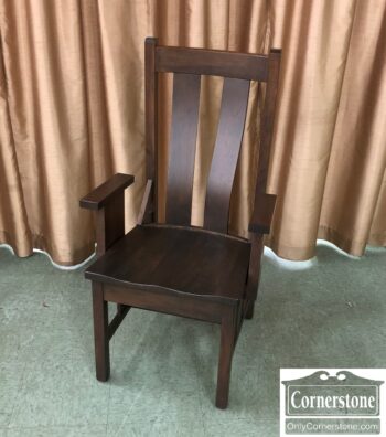 5000-1092-Amish Made Sol Wood Arm Chair