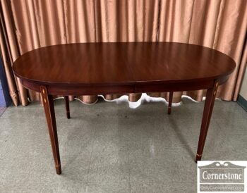 5000-1243-HH Oval Inlaid Dining Table