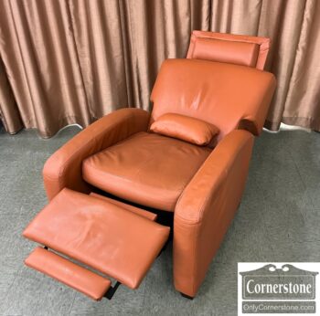 5000-1394-Barcalounger Leather Recliner