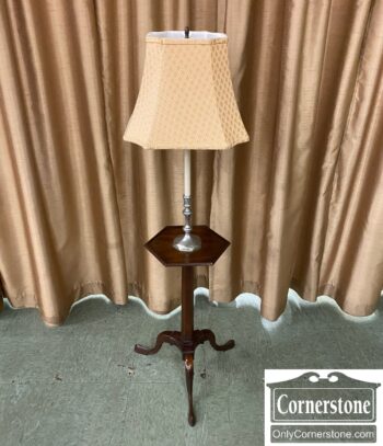 5001-2687-Mahogany Lamp Table