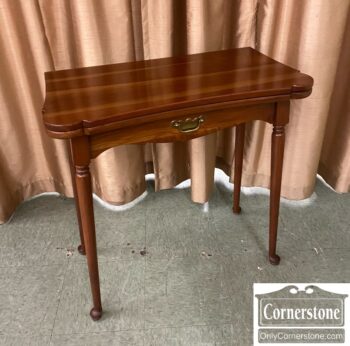5001-2691-Cherry Queen Anne Game Table