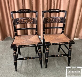 5001-2811-Pr Hitchcock Stencilled Side Chairs