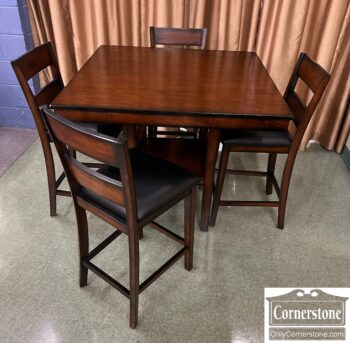 5001-2871-High Top Table and 4 Chairs