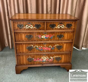 5001-2953-Satinwood Chest with Paint Decoration
