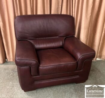 5005-1116-Italian Leather Arm Chair