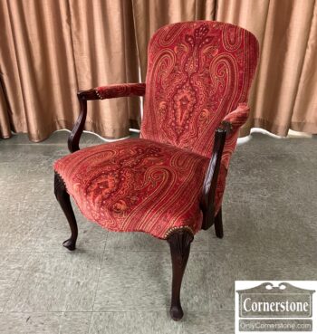 5005-1298-Red Upholstered Accent Chair
