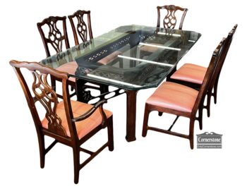 5005-1718-Thomasville Table and 6 Chairs