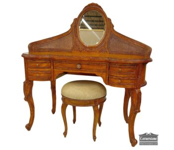 5005-1769-Vanity, Mirror and Stool