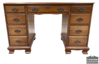 5005-1783-Cherry Kneehole Desk