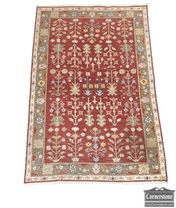 5005-1890-Red Wool Nourmac Rug