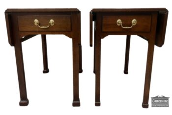 5005-1938-Pair of Dropleaf End Tables