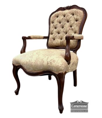 5005-1944-French Style Tufted Accent Chair