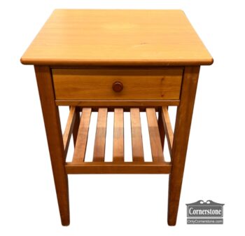 5005-1964-End Table with Slatted Shelf